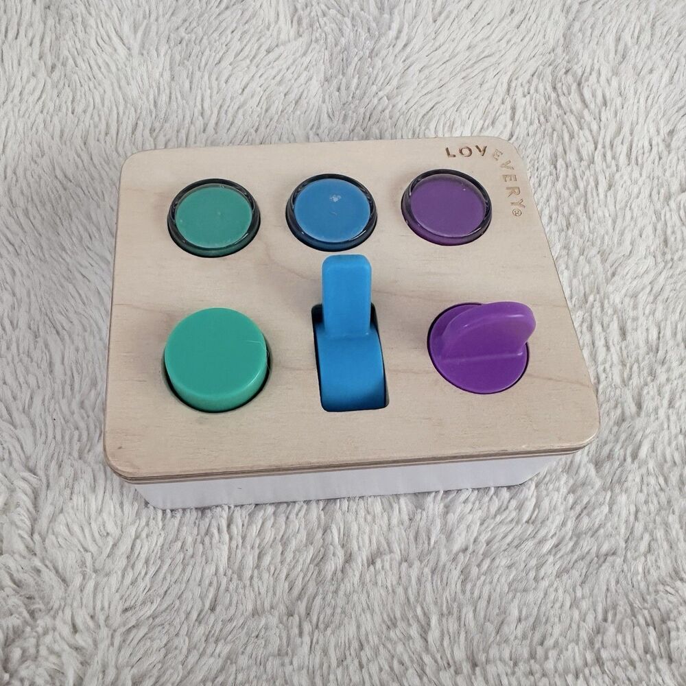 Lovevery Sensory Switchboard Thinker Play Kit 11-12 Months Montessori Toy